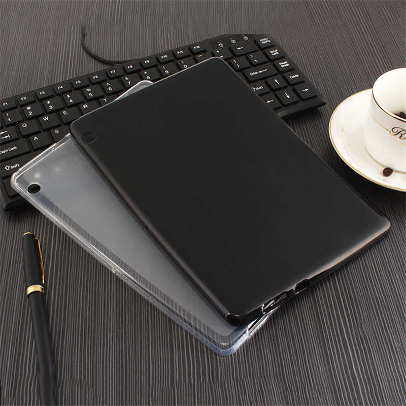 Huawei T5 10 inç Kılıf Zore Tablet Süper Silikon Kapak Siyah
