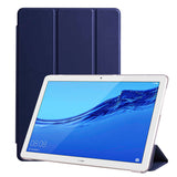 Huawei T5 10 inc Zore Smart Cover Standlı 1-1 Kılıf Gold