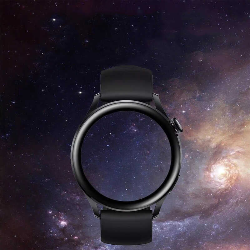 Huawei Watch 3 Zore PMMA Pet Saat Ekran Koruyucu Siyah