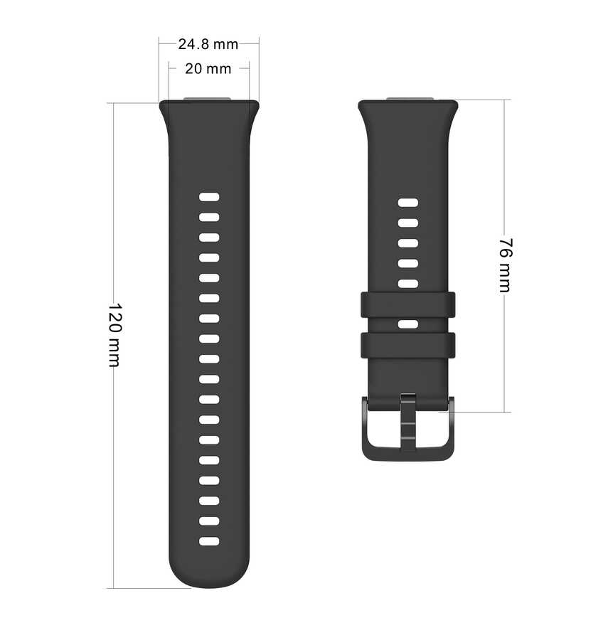 Huawei Watch Fit 2 KRD-43 Silikon Kordon Yeşil