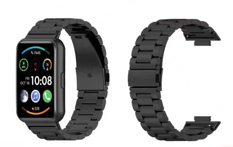 Huawei Watch Fit 2 Metal Kordon Dönüştürücü Gümüş