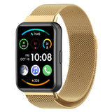 Huawei Watch Fit 2 Zore KRD-01 Metal Kordon Rose Gold