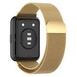 Huawei Watch Fit 2 Zore KRD-01 Metal Kordon Siyah