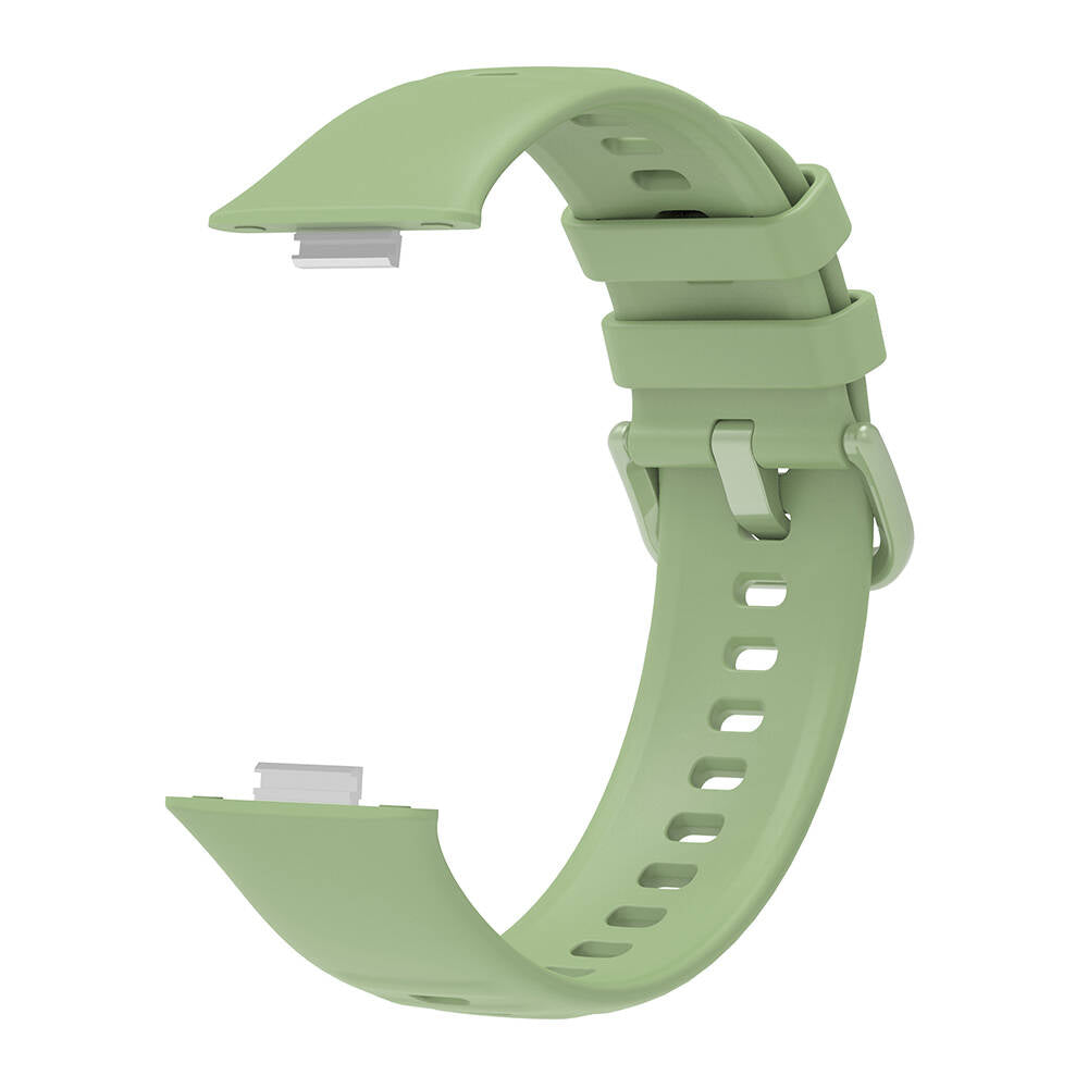 Huawei Watch Fit 3 Band Serisi Klasik Kordon Silikon Strap Kayış Mint