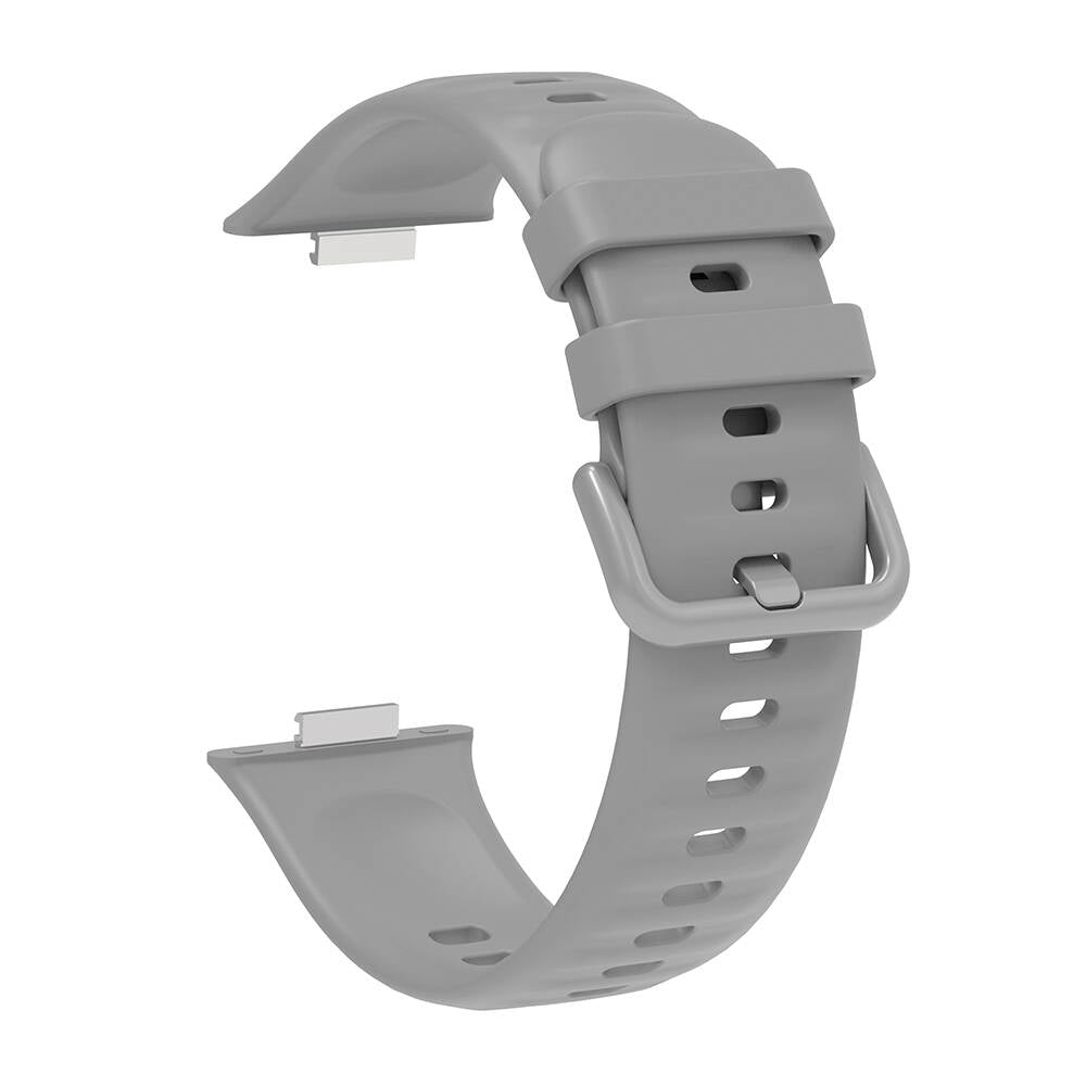 Huawei Watch Fit 3 Band Serisi Klasik Kordon Silikon Strap Kayış Lila