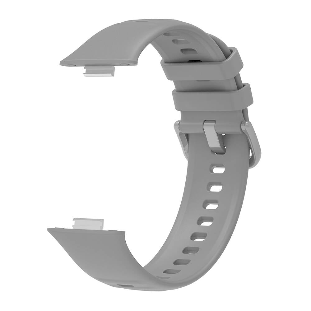 Huawei Watch Fit 3 Band Serisi Klasik Kordon Silikon Strap Kayış Siyah