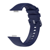 Huawei Watch Fit 3 Band Serisi Klasik Kordon Silikon Strap Kayış Lacivert