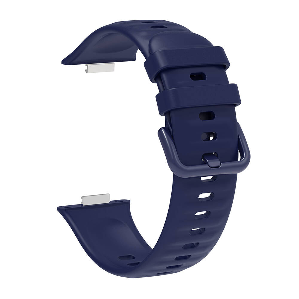 Huawei Watch Fit 3 Band Serisi Klasik Kordon Silikon Strap Kayış Starlight