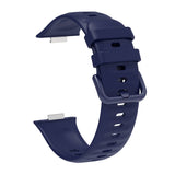 Huawei Watch Fit 3 Band Serisi Klasik Kordon Silikon Strap Kayış Turuncu