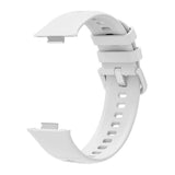 Huawei Watch Fit 3 Band Serisi Klasik Kordon Silikon Strap Kayış Turuncu