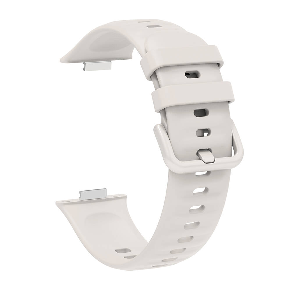 Huawei Watch Fit 3 Band Serisi Klasik Kordon Silikon Strap Kayış Lila