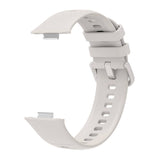 Huawei Watch Fit 3 Band Serisi Klasik Kordon Silikon Strap Kayış Beyaz