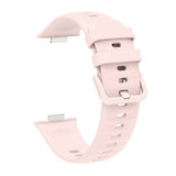 Huawei Watch Fit 3 Band Serisi Klasik Kordon Silikon Strap Kayış Pembe
