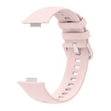Huawei Watch Fit 3 Band Serisi Klasik Kordon Silikon Strap Kayış Pembe
