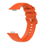 Huawei Watch Fit 3 Band Serisi Klasik Kordon Silikon Strap Kayış Siyah