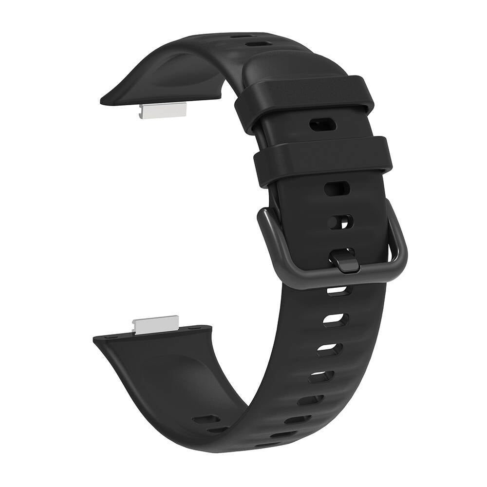 Huawei Watch Fit 3 Band Serisi Klasik Kordon Silikon Strap Kayış Starlight