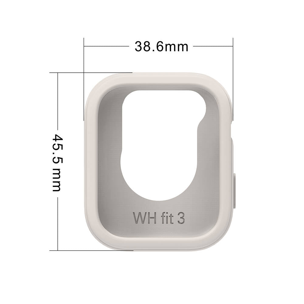 Huawei Watch Fit 3 Yumuşak TPU Silikon Kasa Koruyucu Zore Watch Gard 34 Lacivert