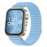 Huawei Watch Fit 4 Zore KRD-144 Hasır Kordon Açık Mavi
