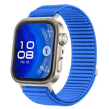 Huawei Watch Fit 4 Zore KRD-144 Hasır Kordon Mavi