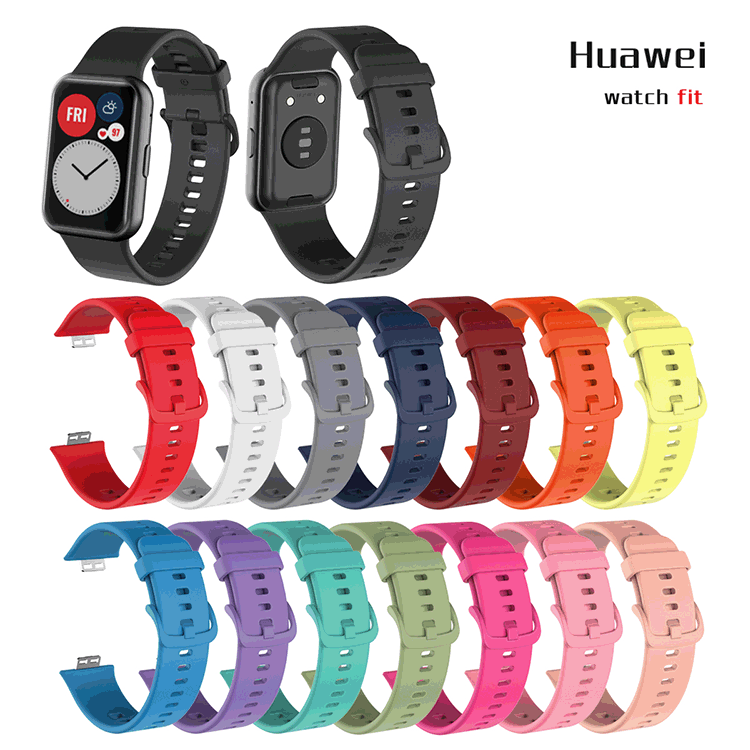 Huawei Watch Fit KRD-43 Silikon Kordon Siyah