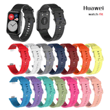 Huawei Watch Fit KRD-43 Silikon Kordon Mavi
