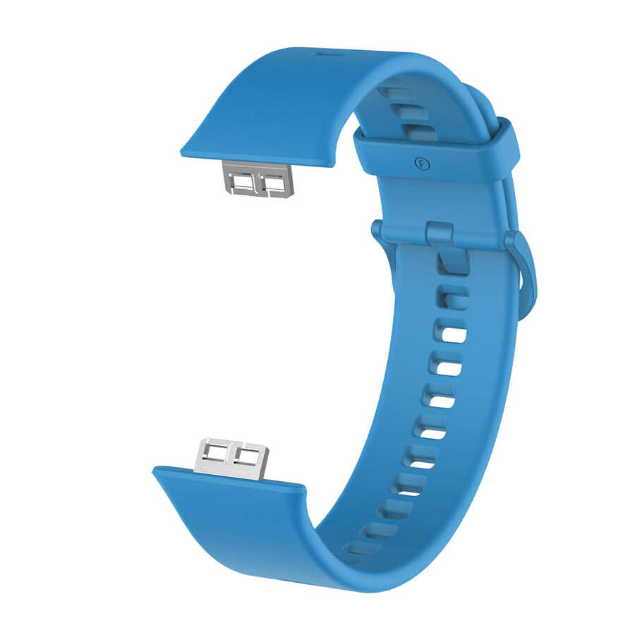 Huawei Watch Fit KRD-43 Silikon Kordon Mavi
