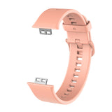 Huawei Watch Fit KRD-43 Silikon Kordon Pembe Açık