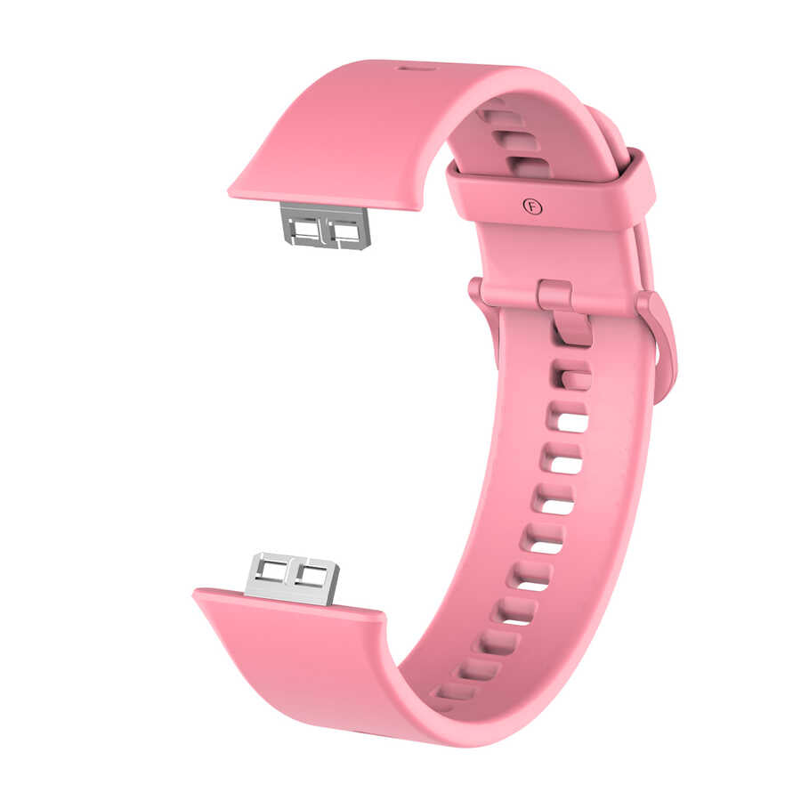 Huawei Watch Fit KRD-43 Silikon Kordon Pembe