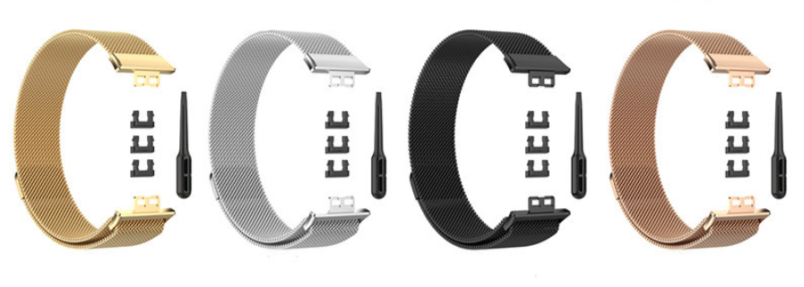 Huawei Watch Fit Metal Kordon Dönüştürücü Gümüş