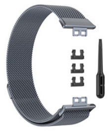 Huawei Watch Fit Metal Kordon Dönüştürücü Gümüş