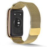 Huawei Watch Fit Zore KRD-01 Metal Kordon Gri