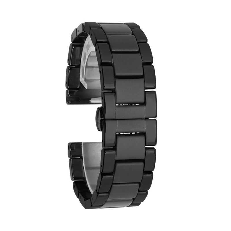 Huawei Watch GT 3 42mm Mat Seramik Metal Kordon Parlak Siyah