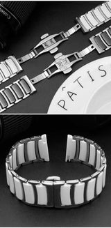 Huawei Watch GT 3 46mm Seramik Metal Kordon Beyaz-Gümüş