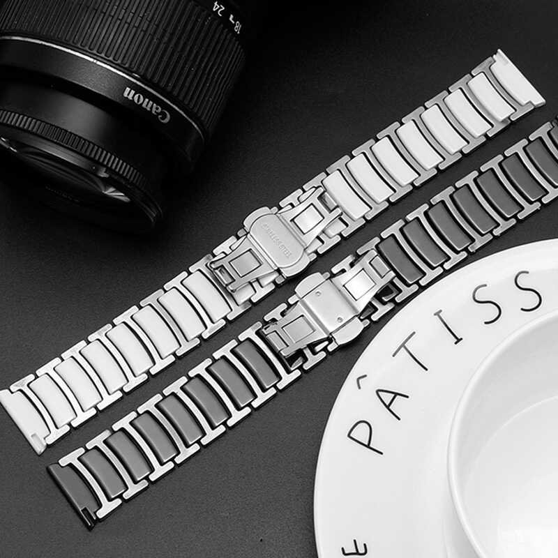 Huawei Watch GT 3 46mm Seramik Metal Kordon Beyaz-Gümüş