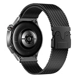 Huawei Watch GT 3 46mm Zore KRD-25 Metal Hasır Kordon Gri