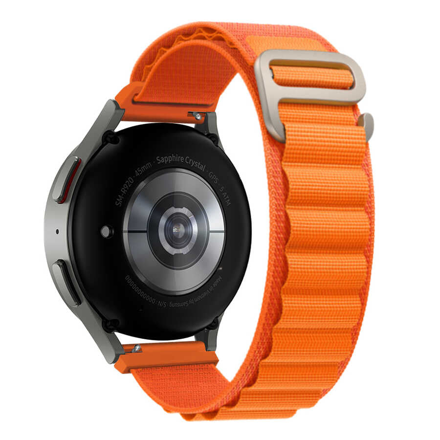 Huawei Watch GT 3 46mm Zore KRD-74 22mm Hasır Kordon Siyah