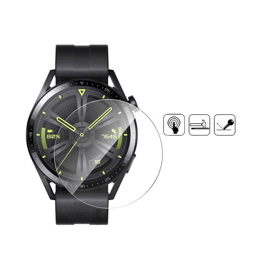 Huawei Watch GT 3 Pro 43mm Zore Narr Tpu Body Ekran Koruyucu Renksiz