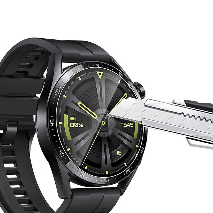 Huawei Watch GT 3 Pro 46mm Zore Narr Tpu Body Ekran Koruyucu Renksiz