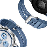 Huawei Watch GT 5 Zore KRD-128 Silikon Kordon Mavi Açık