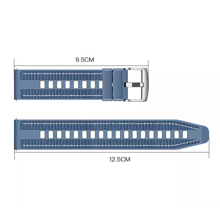 Huawei Watch GT 5 Zore KRD-128 Silikon Kordon Krem