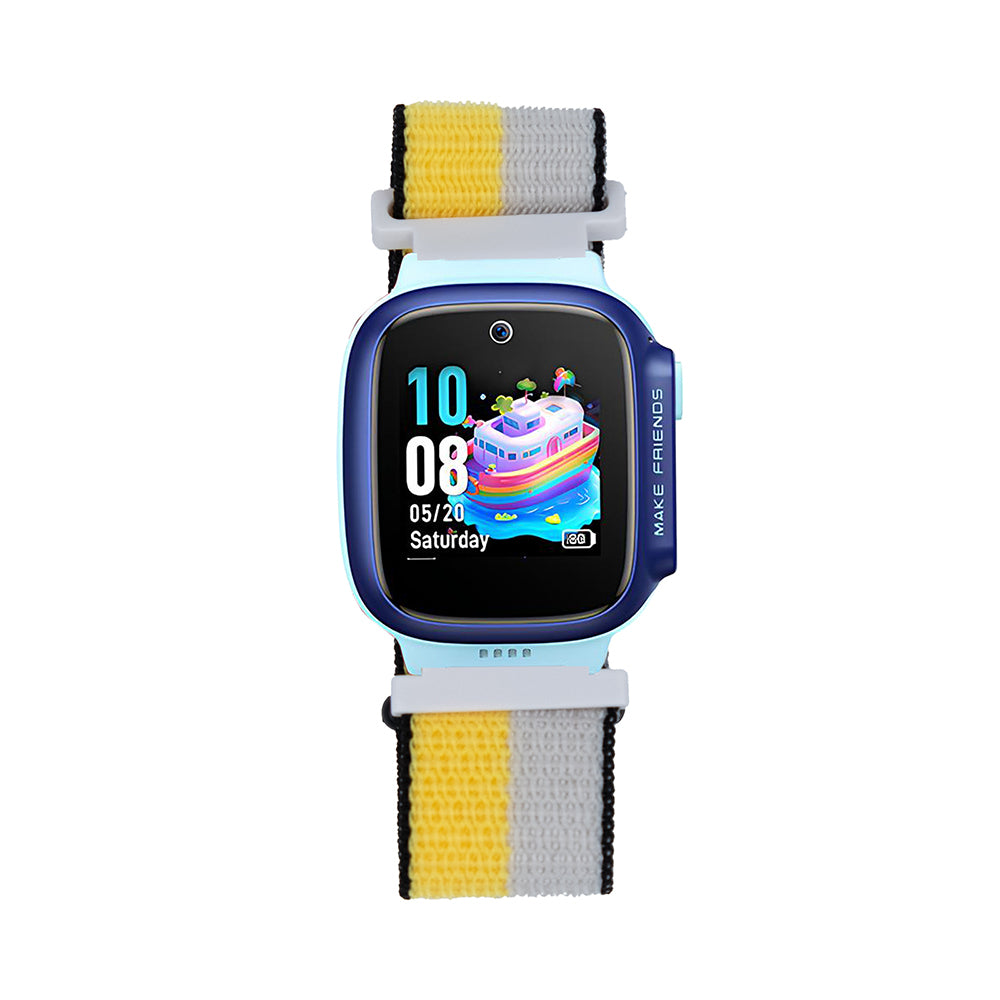 Huawei Watch GT5 41mm Zore KRD-03 18mm Çocuklara Özel Hasır Kordon Siyah-Yeşil