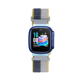 Huawei Watch GT5 41mm Zore KRD-03 18mm Çocuklara Özel Hasır Kordon Lila-Gri