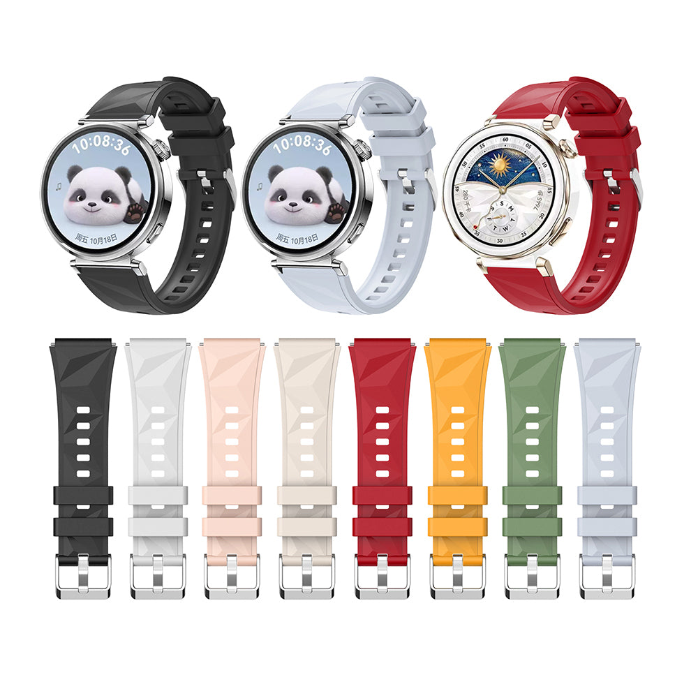 Huawei Watch GT5 41mm Zore KRD-129 Silikon Kordon Strap Kayış Yeşil