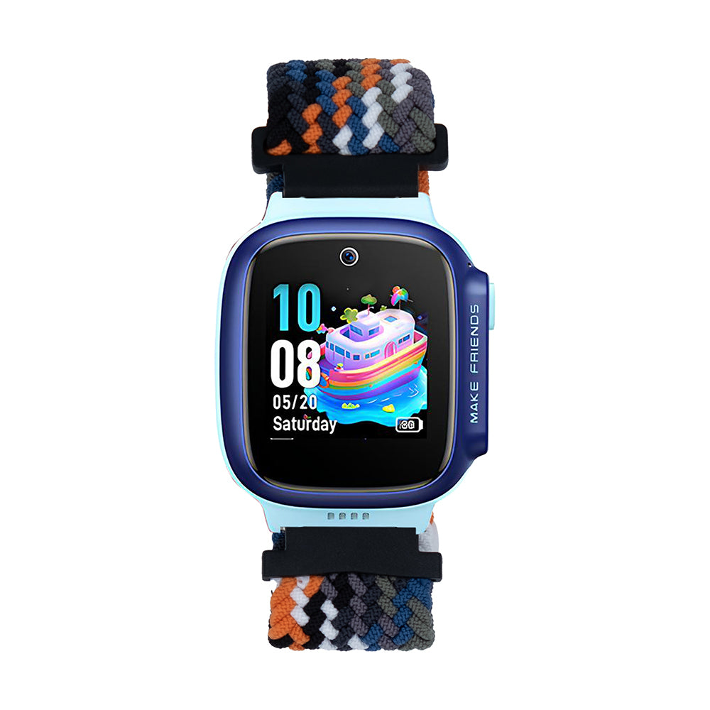Huawei Watch GT5 41mm Zore KRD-139 18mm Çocuklara Özel Örgü Kordon Siyah