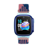Huawei Watch GT5 41mm Zore KRD-139 18mm Çocuklara Özel Örgü Kordon Pembe-Mavi