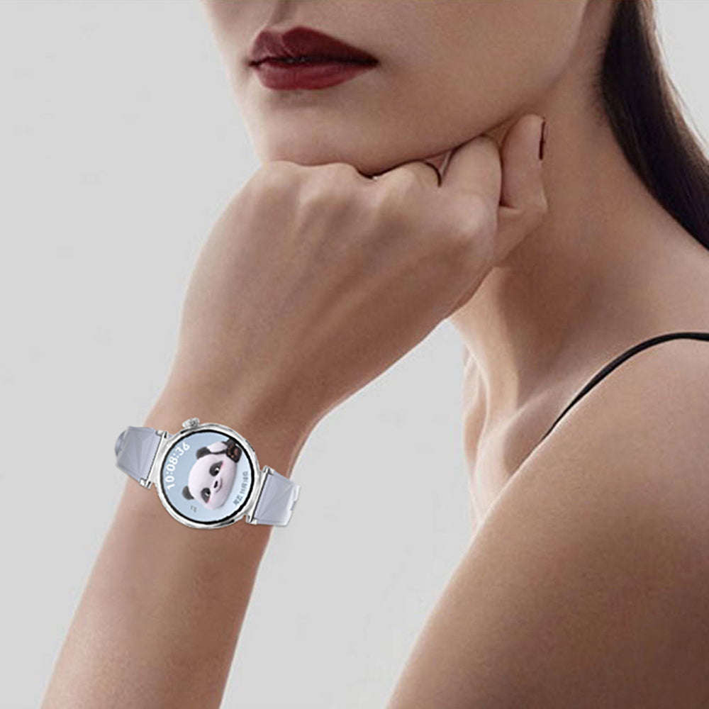 Huawei Watch GT5 Pro 42mm Zore KRD-129 Silikon Kordon Strap Kayış Yeşil