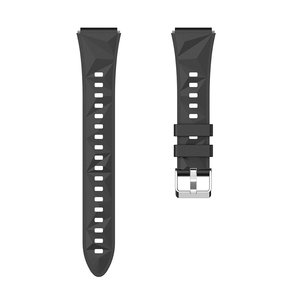 Huawei Watch GT5 Pro 42mm Zore KRD-129 Silikon Kordon Strap Kayış Yeşil