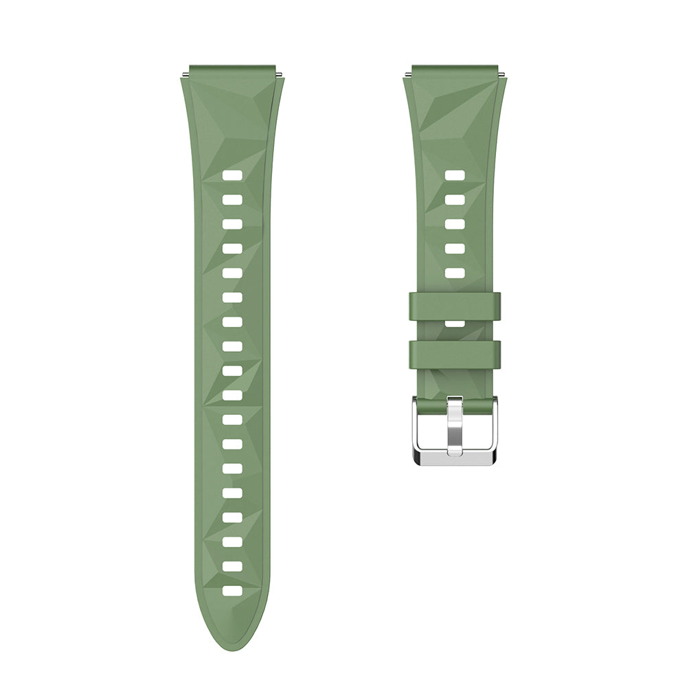 Huawei Watch GT5 Pro 42mm Zore KRD-129 Silikon Kordon Strap Kayış Starlight
