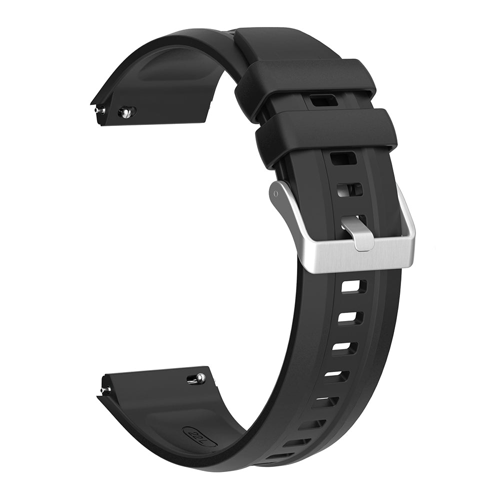 Huawei Watch GT5 Pro 46mm Zore KRD-130 Silikon Kordon Strap Kayış Gri