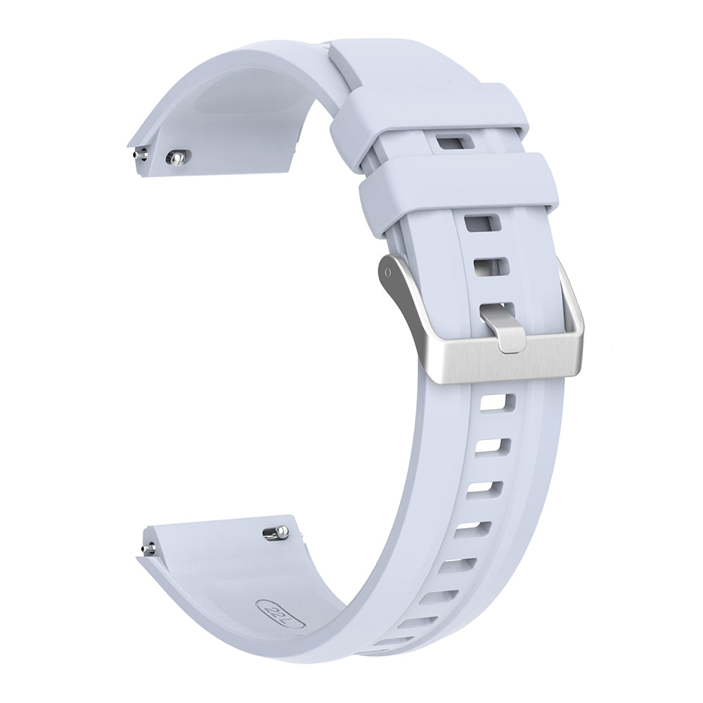 Huawei Watch GT5 Pro 46mm Zore KRD-130 Silikon Kordon Strap Kayış Gri